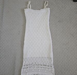 Forever 21 Cream Crochet Dress